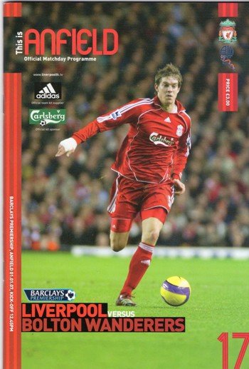 Match programme